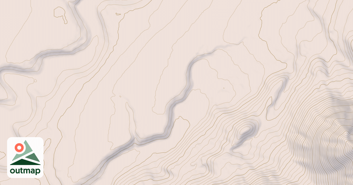 Map of East Fork Chulitna