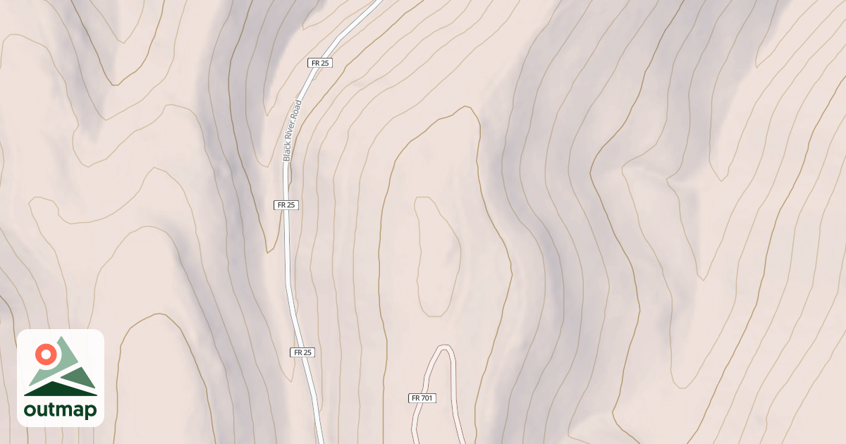 Map of USFS National Forest System Roads {3B3F9F97-70DF-4232-92D2-1FB9CC390690}