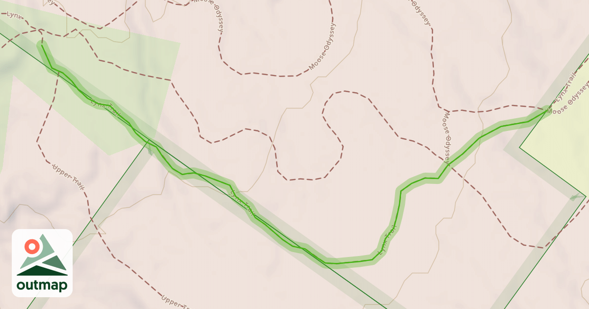 Map of Lynx Trail
