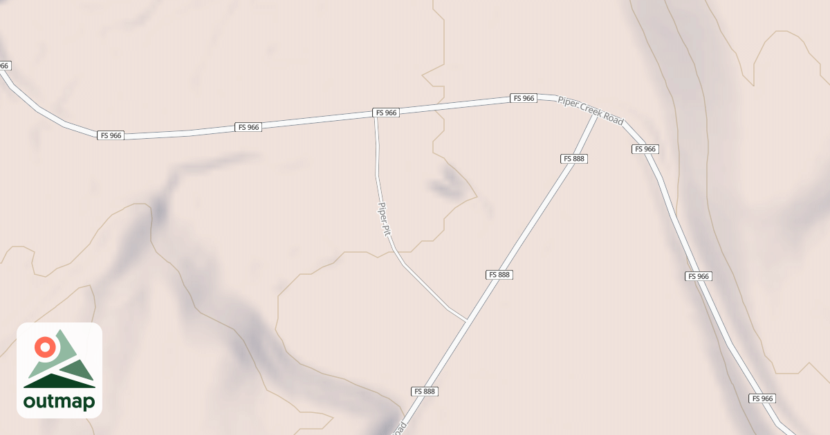 Map of PIPER PIT