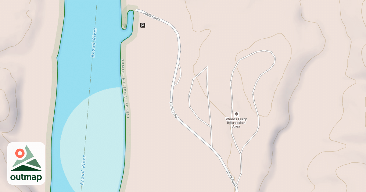 Map of WOODS FERRY REC AREA