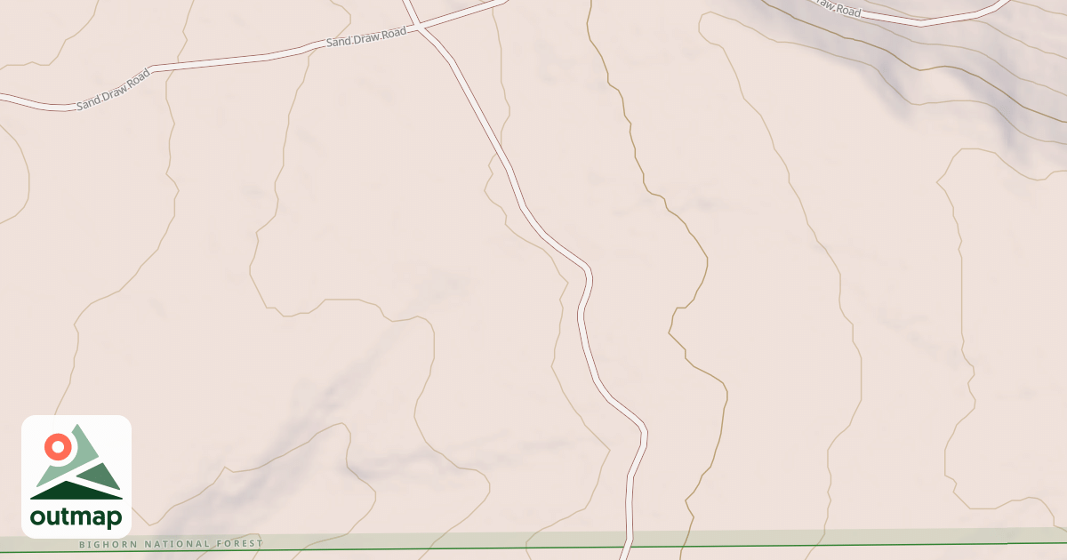 Map of CABIN SPRING EAST