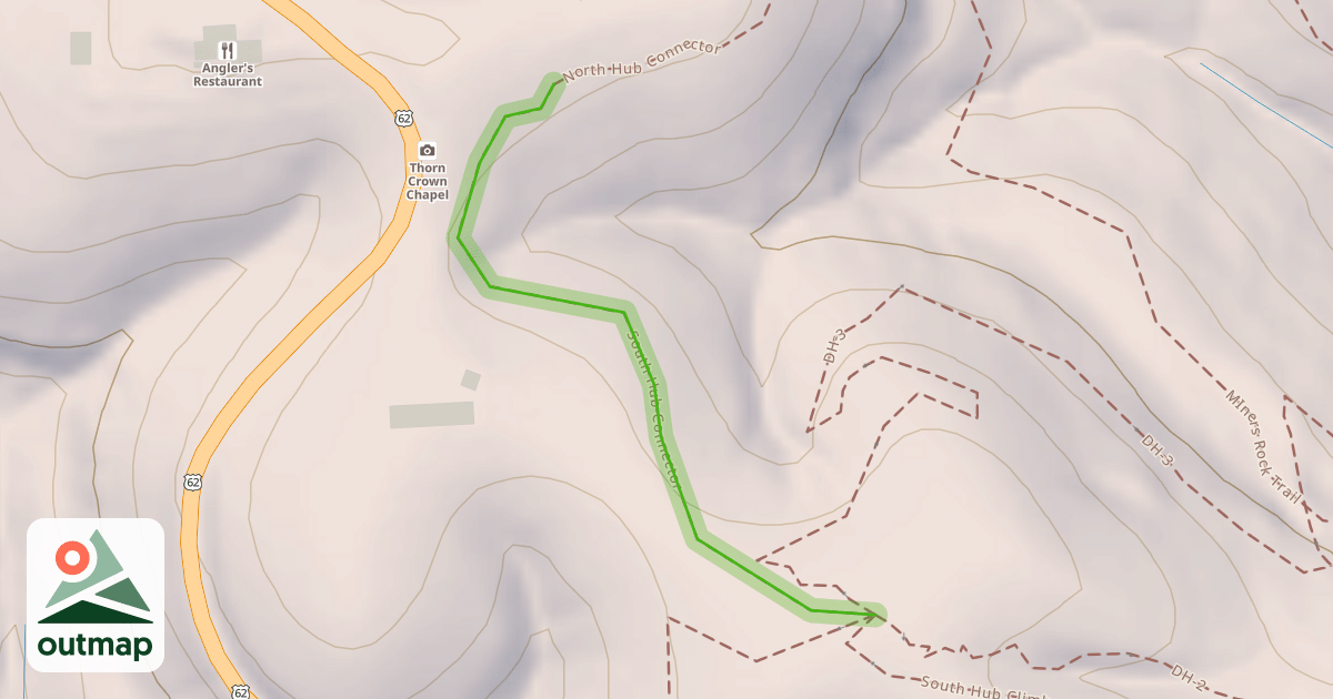 Map of South Hub Connector