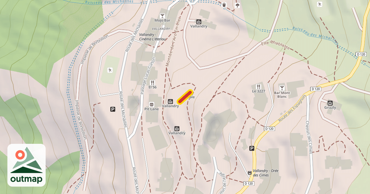 Map of École