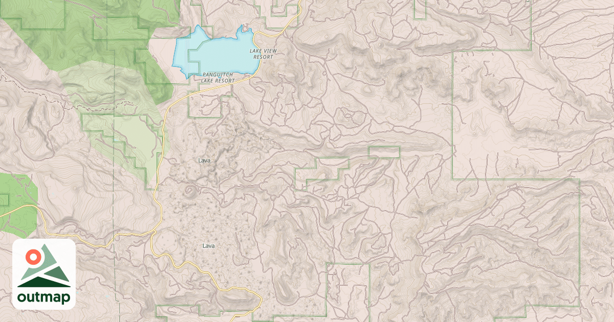 Map of Birch Spring-Pass Creek Loop