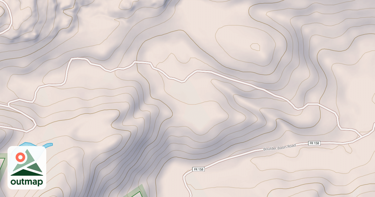 Map of BOULDER LAKE