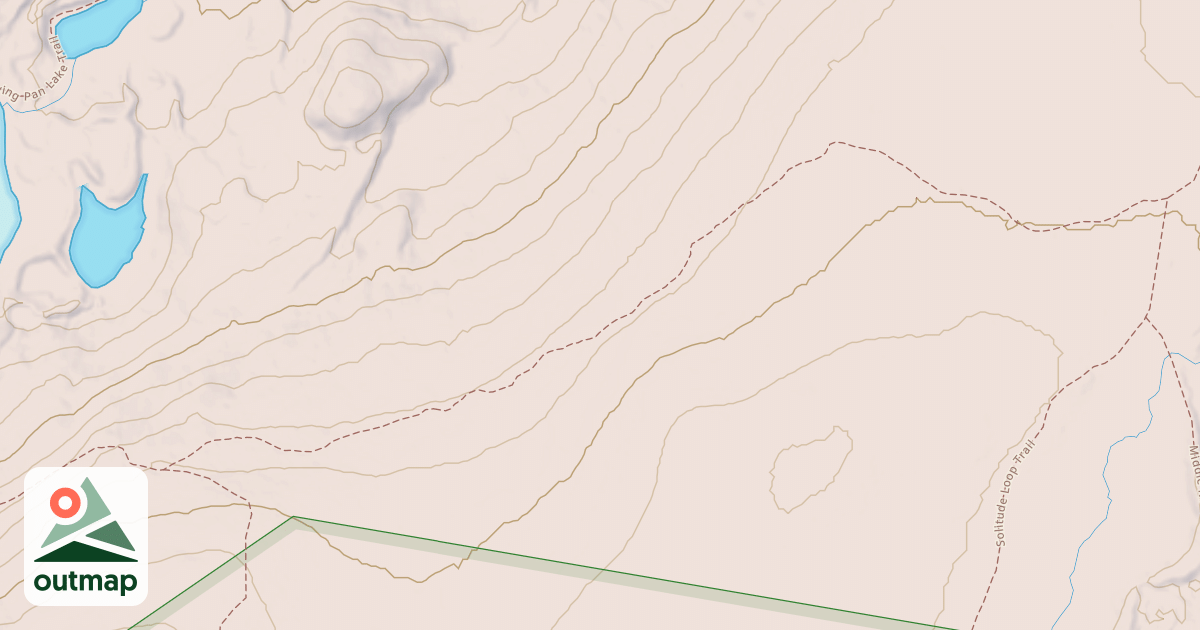 Map of USFS Motor Vehicle Use Map Trails 3735