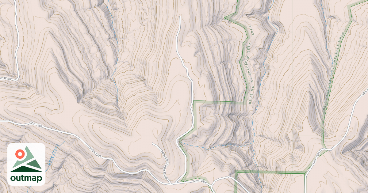 Map of BLUE HOLE