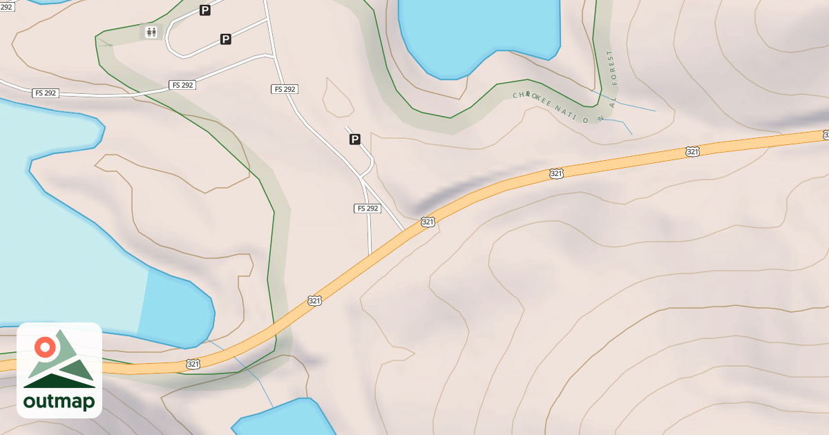 Map of WATAUGA POINT ENTRANCE PARKING