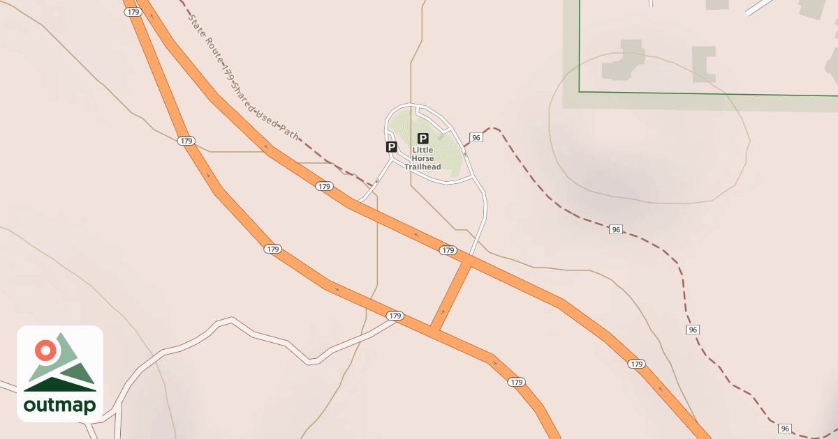 Map of BELL ROCK PATHWAY PARKING (N)