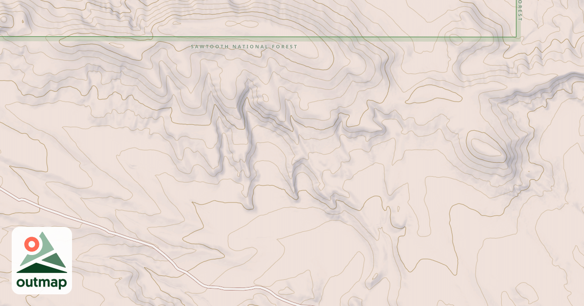 Map of HIGH PLATEAU