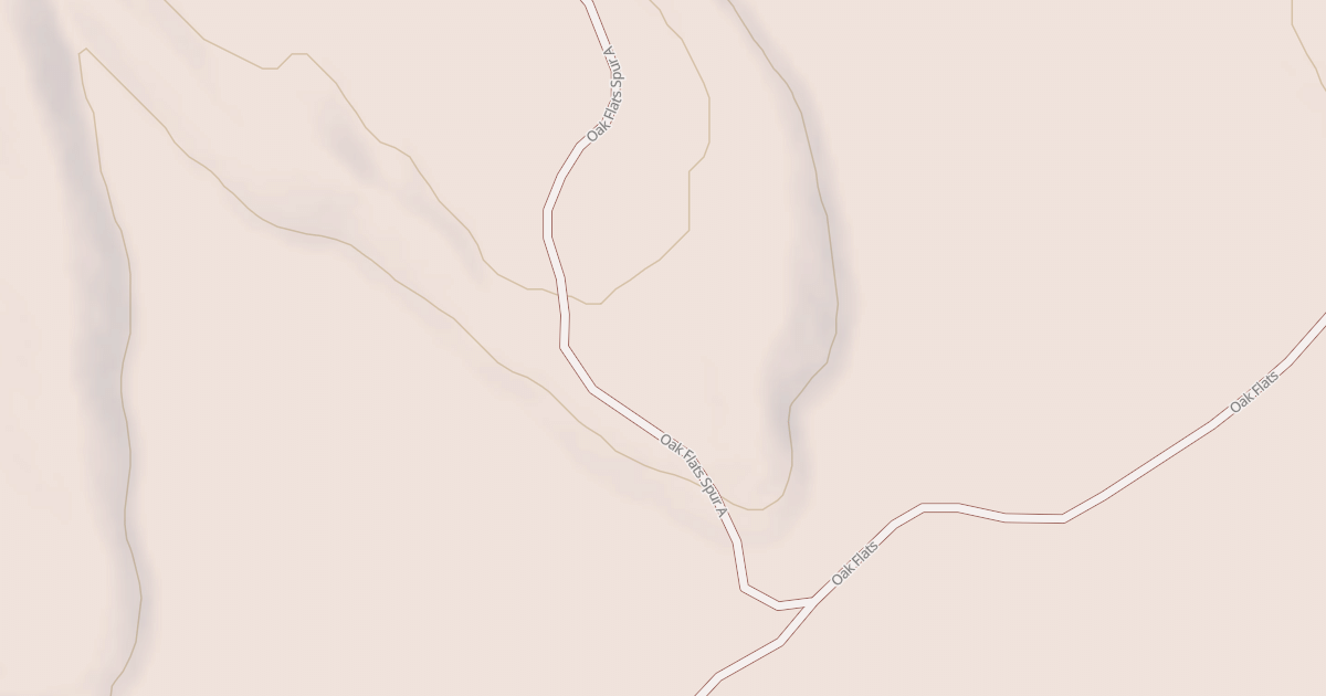 Map preview of OAK FLATS SPUR A