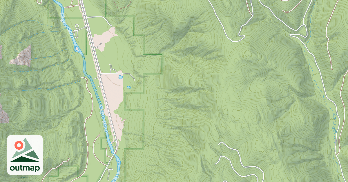 Map of Snyder Creek