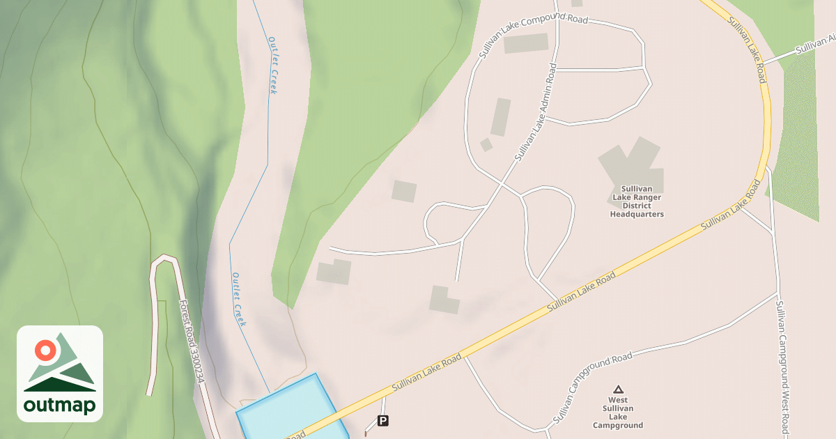 Map of SULLIVAN LAKE COMPOUND