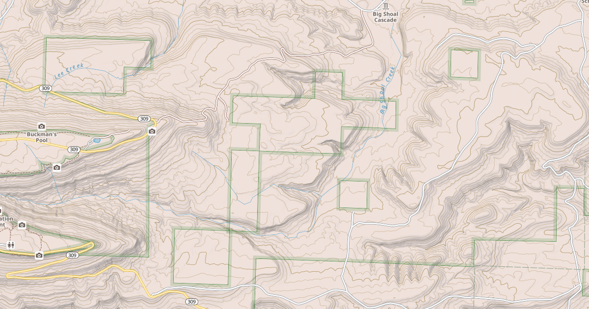 Map preview of HUCKLEBERRY MTN. LOOP-APPLE