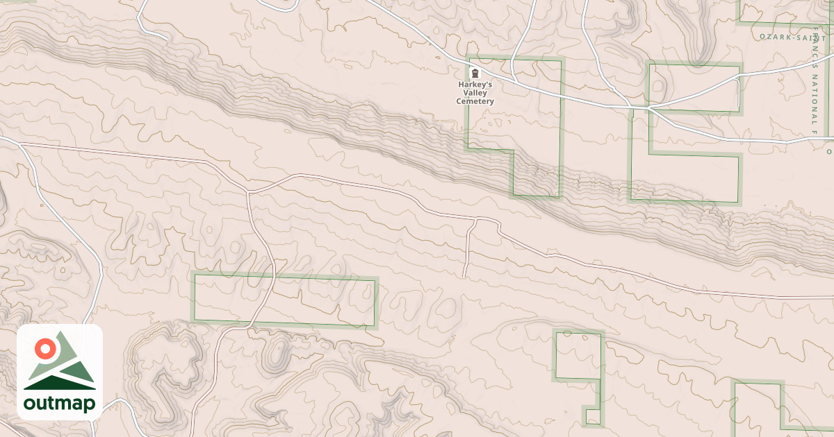 Map of NORTH BLUFF