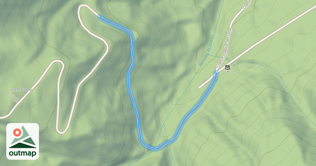 Map of Chemin Forestier des Follys