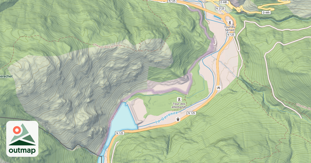Map of Transgarona