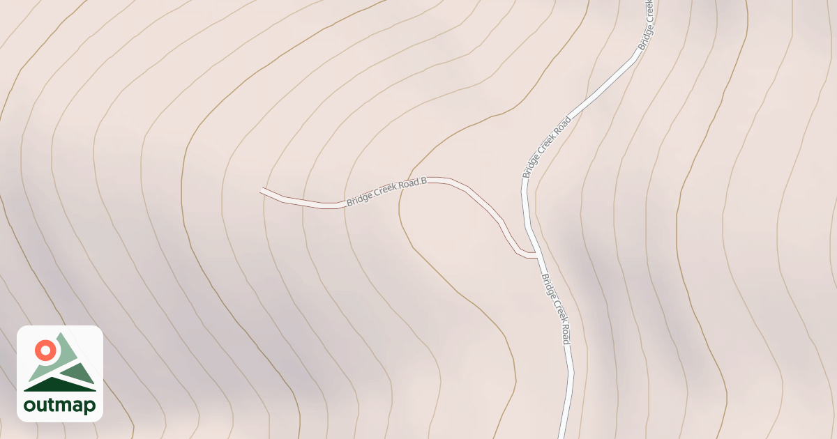 Map of BRIDGE CREEK B