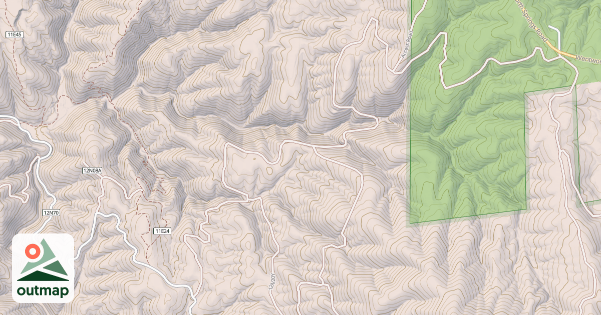 Map of CANYON CREEK