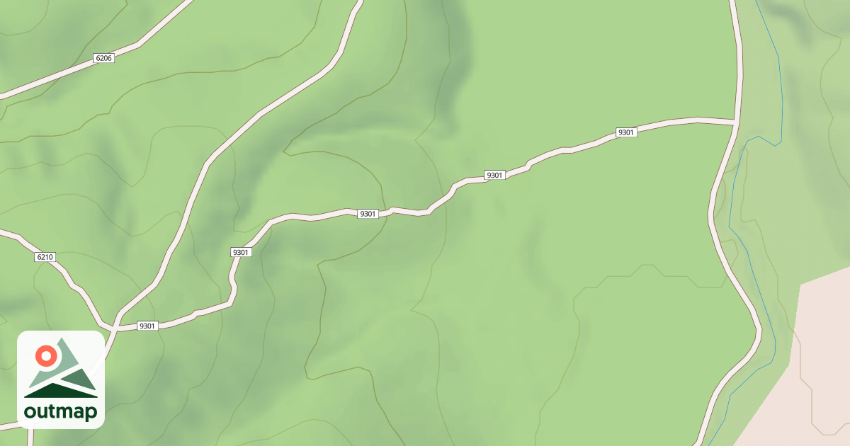 Map of USFS Motor Vehicle Use Map Trails 19155