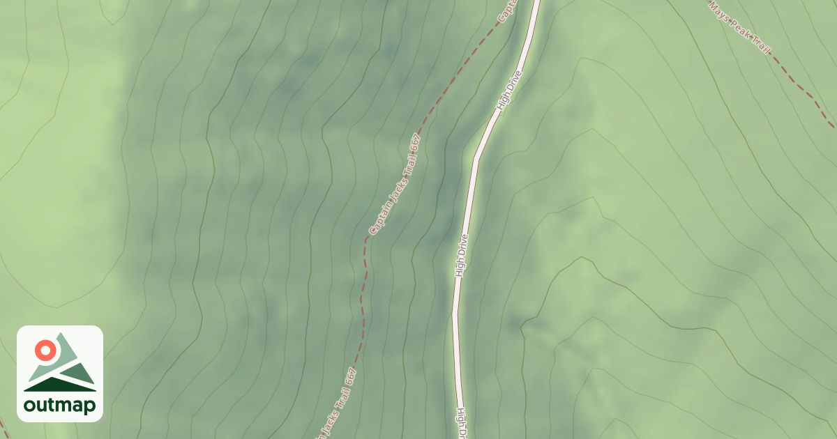 Map of Captain Jacks