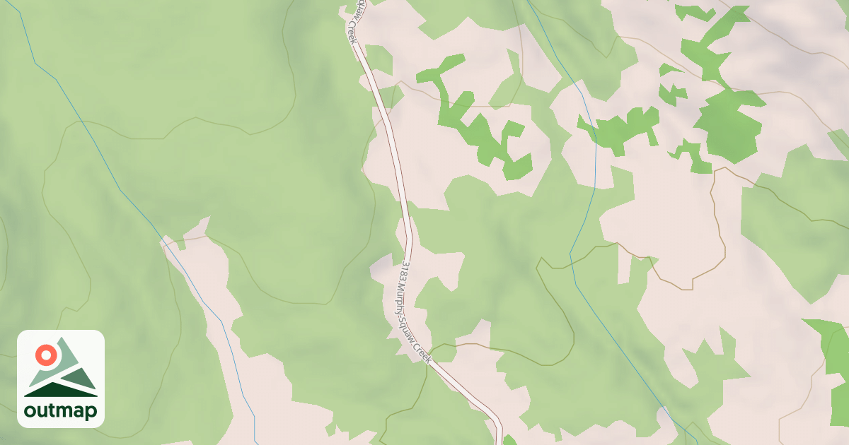 Map of Murphy-Squaw Creek
