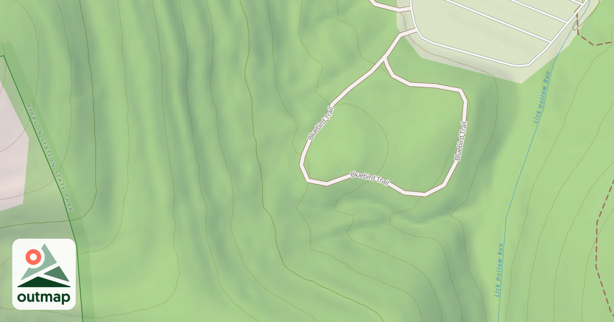 Map of Ryerson Station State Park Trails
