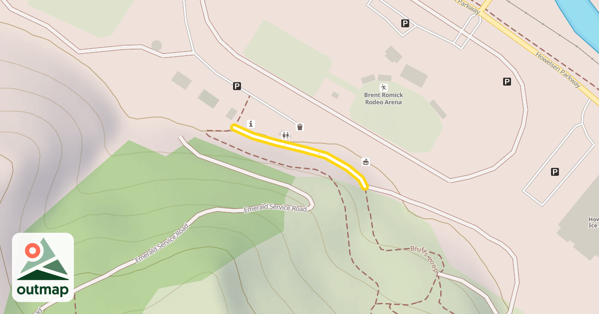 Map of Bluffs Loop