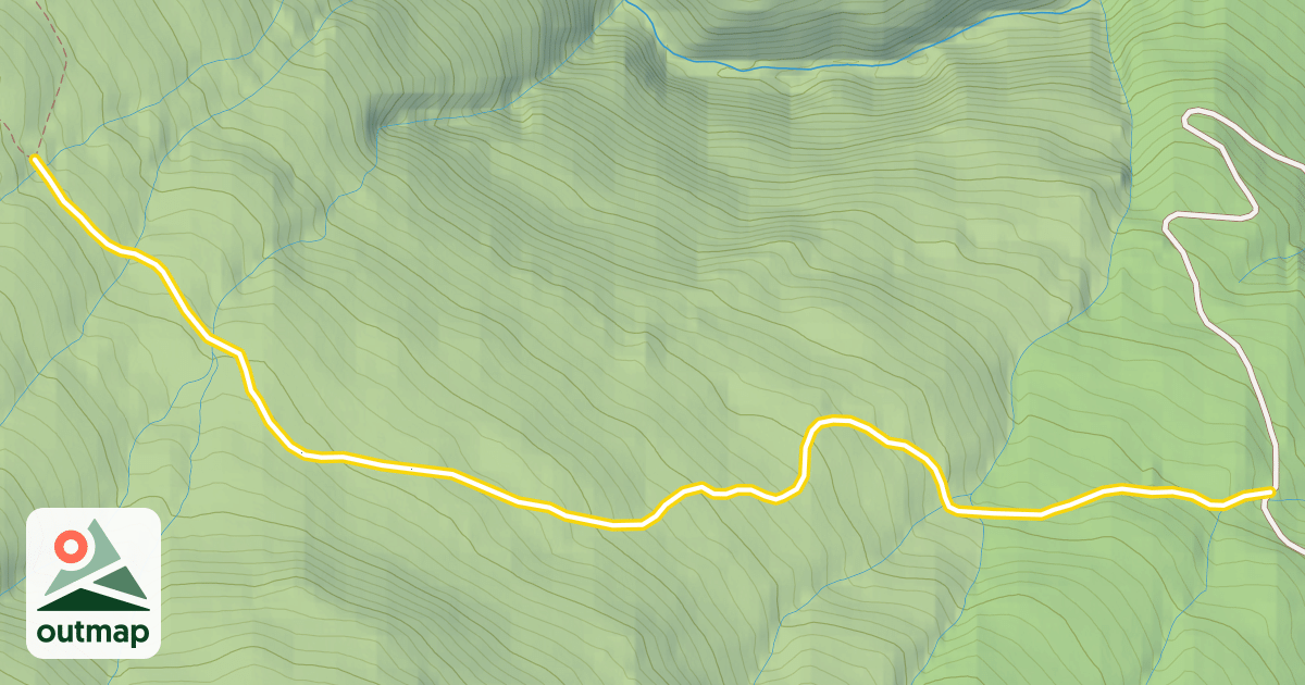 Map of Boulder Mountain Snowmobile Trails