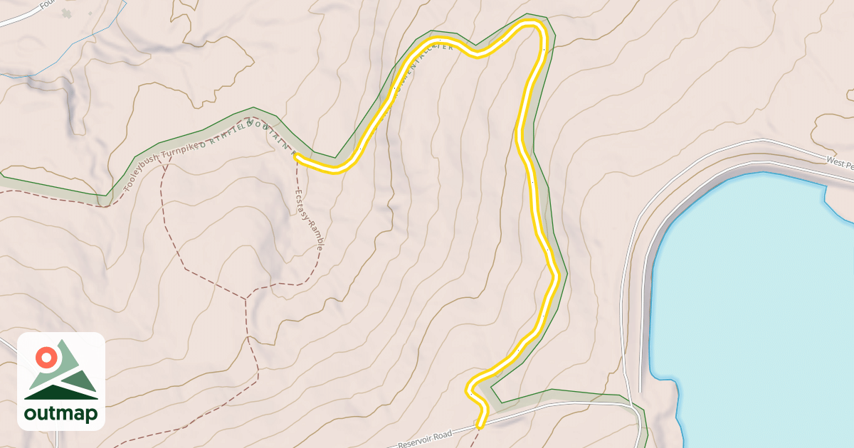 Map of Tooleybush Turnpike