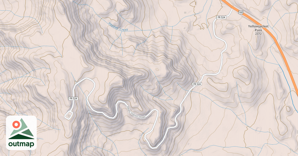 Map of RELAY STATION