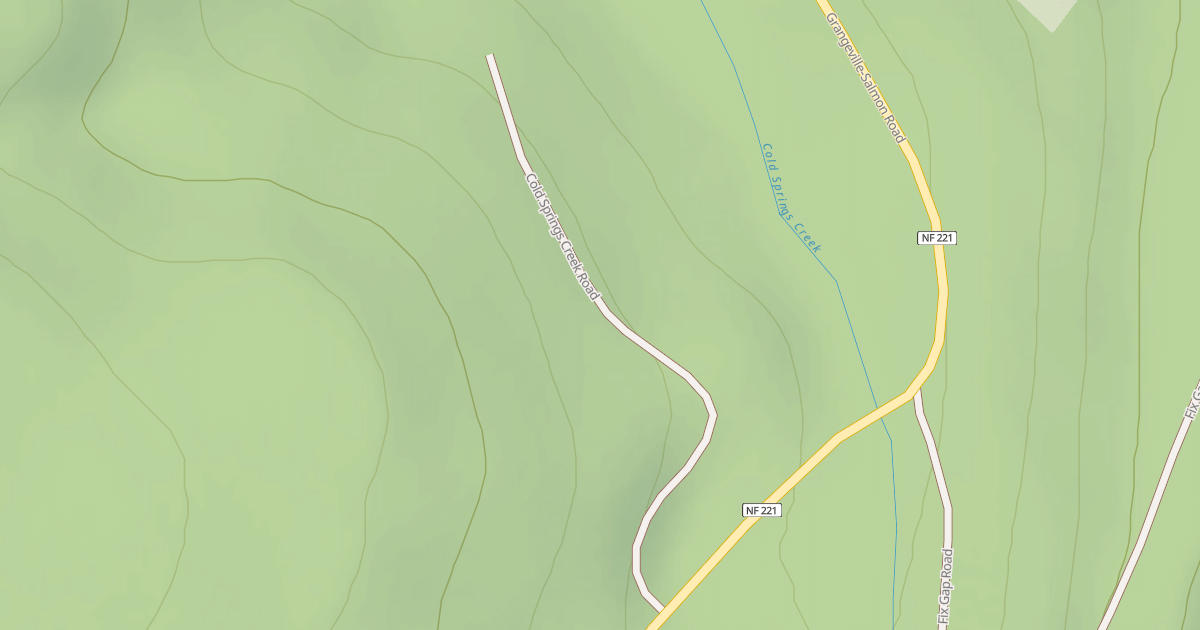 Map preview of COLD SPRINGS CREEK