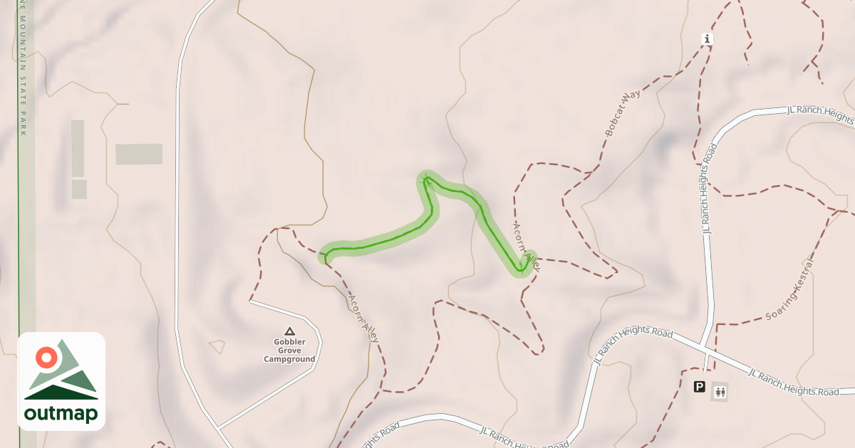 Map of Acorn Alley