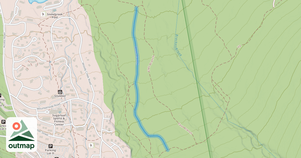 Map of West Branch
