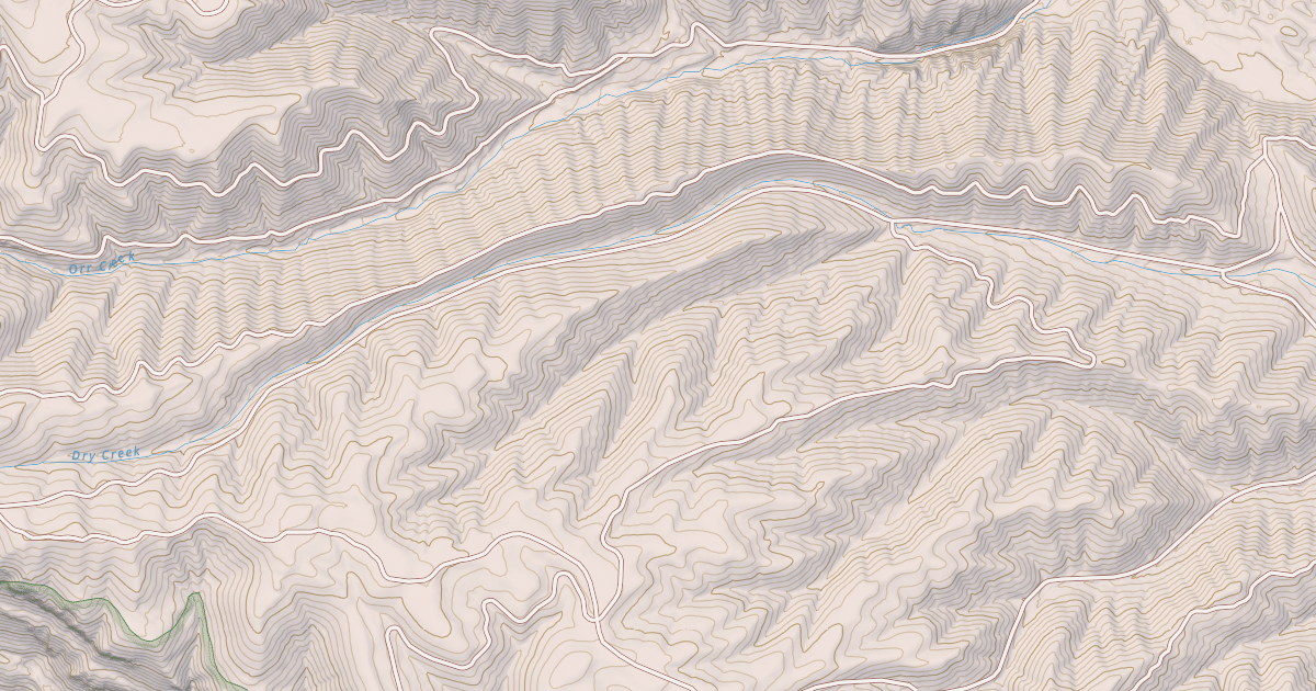 Map preview of DRY CREEK