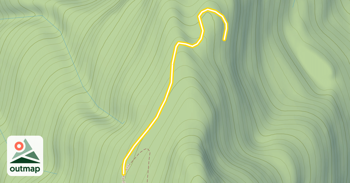 Map of Finney Peak / FR 1735