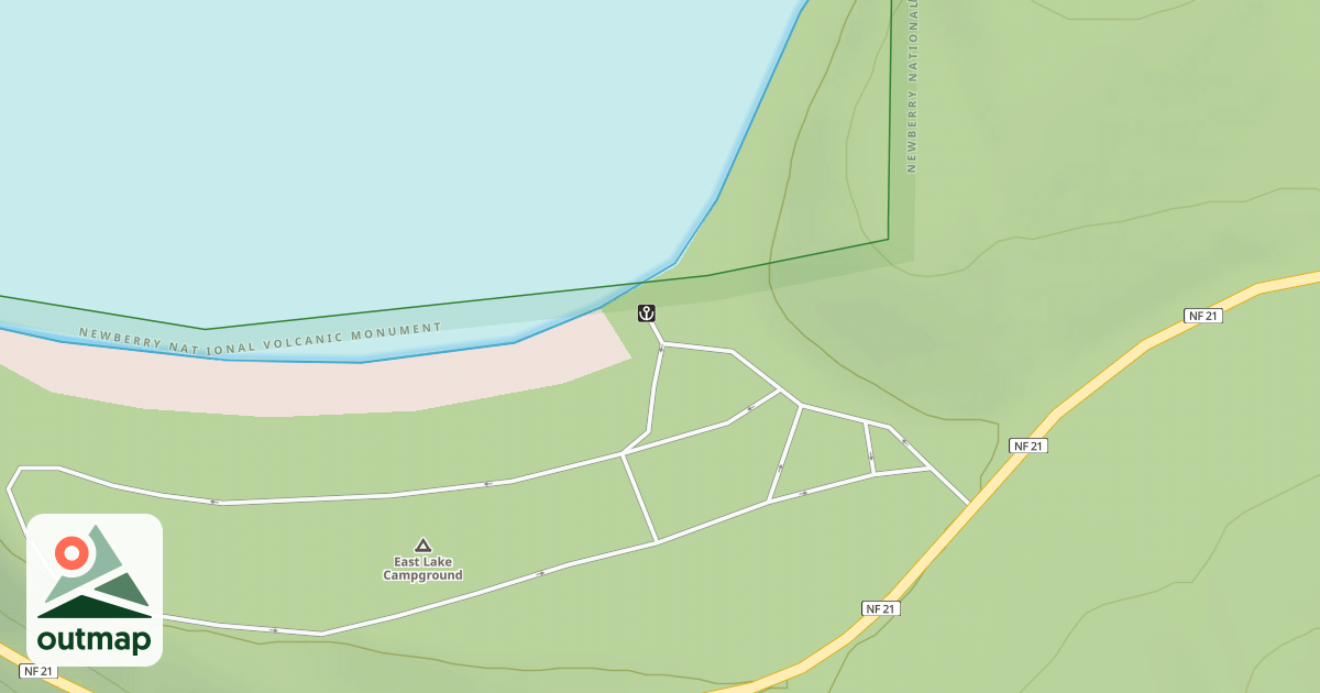 Map of EAST LAKE BOATING