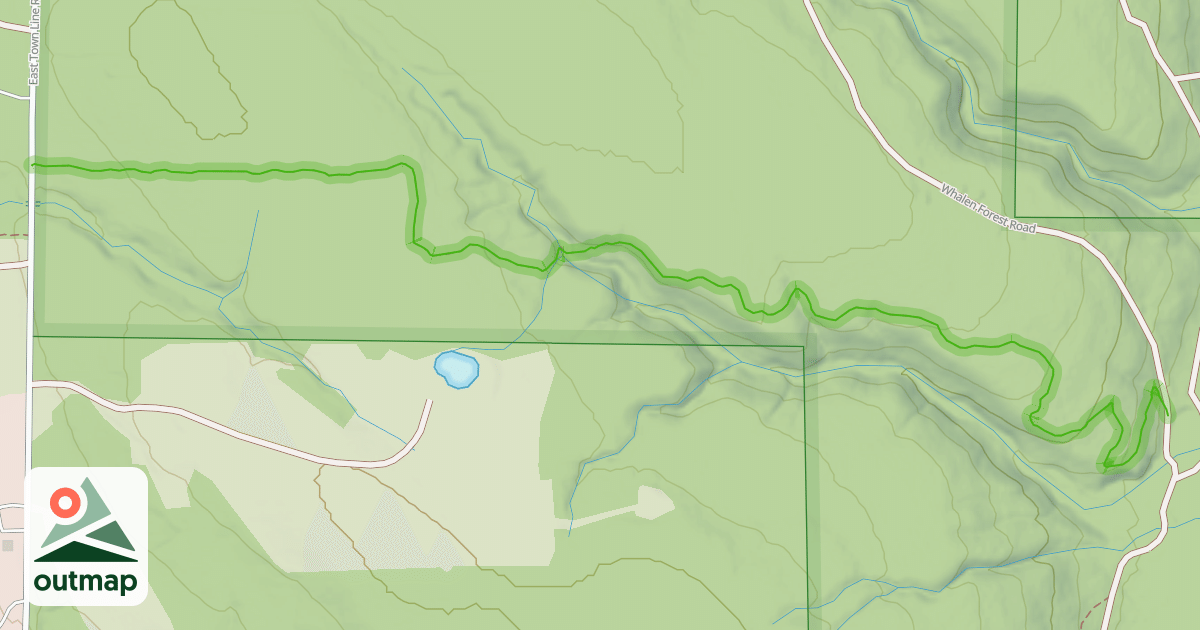 Map of Fred J. Cusimano Westside Overland Trail