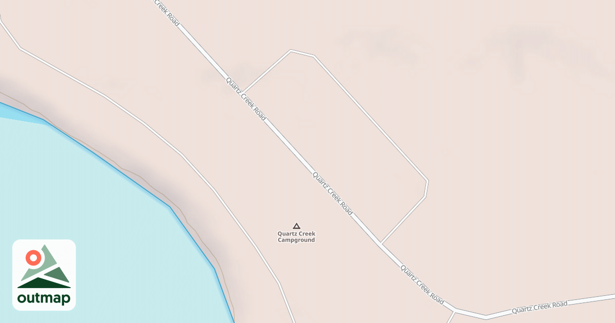 Map of QUARTZ CREEK CG RV DUMP RD
