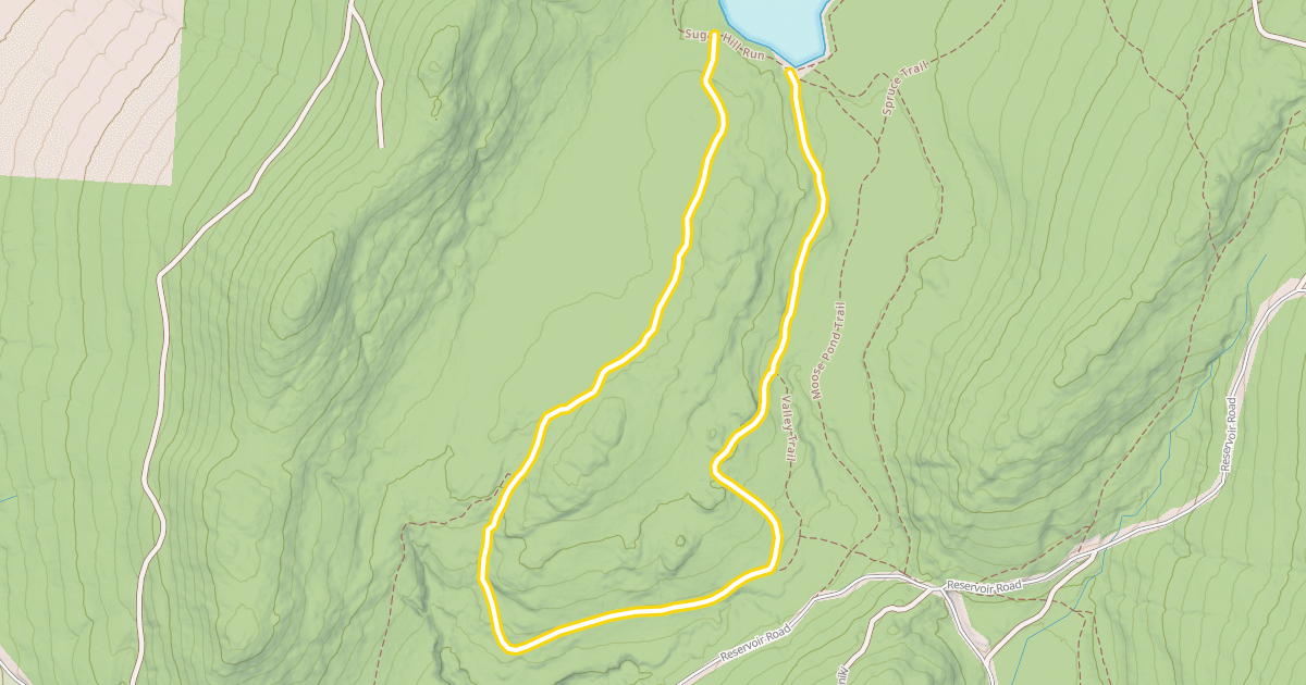 Map preview of Mud Pond Trail