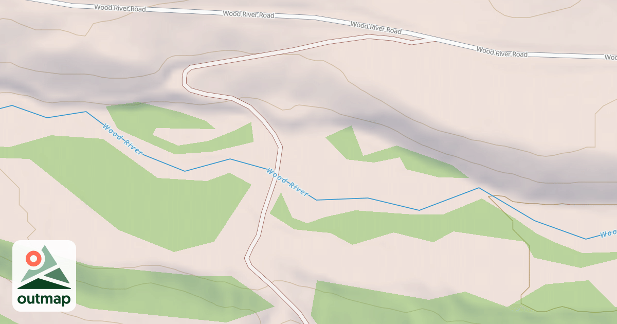 Map of BOURKE CABIN ROAD ACCESS