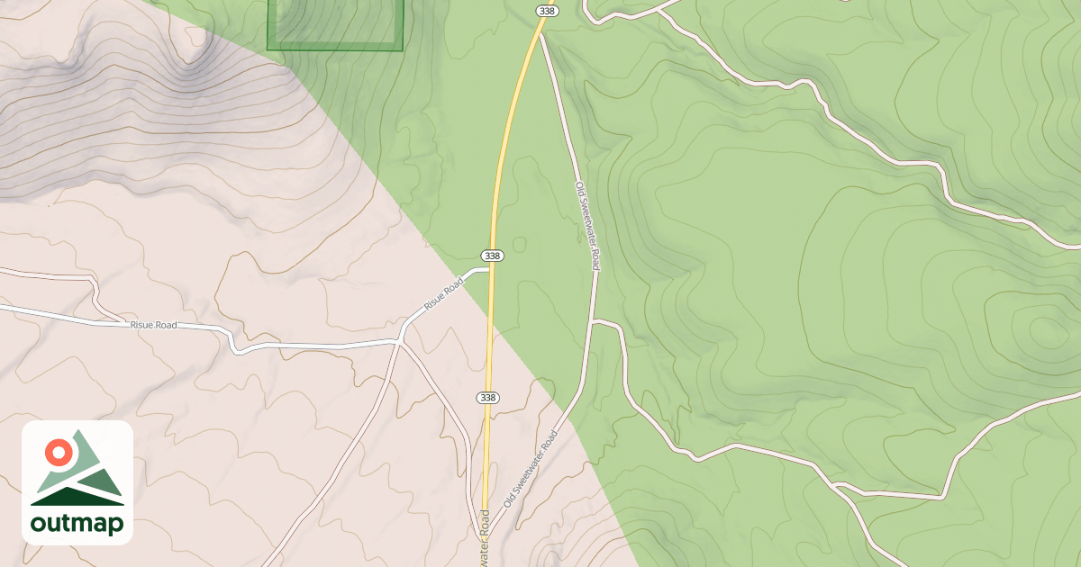 Map of ENTRY ROAD
