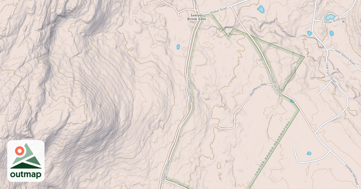 Map of Croydon Tpke