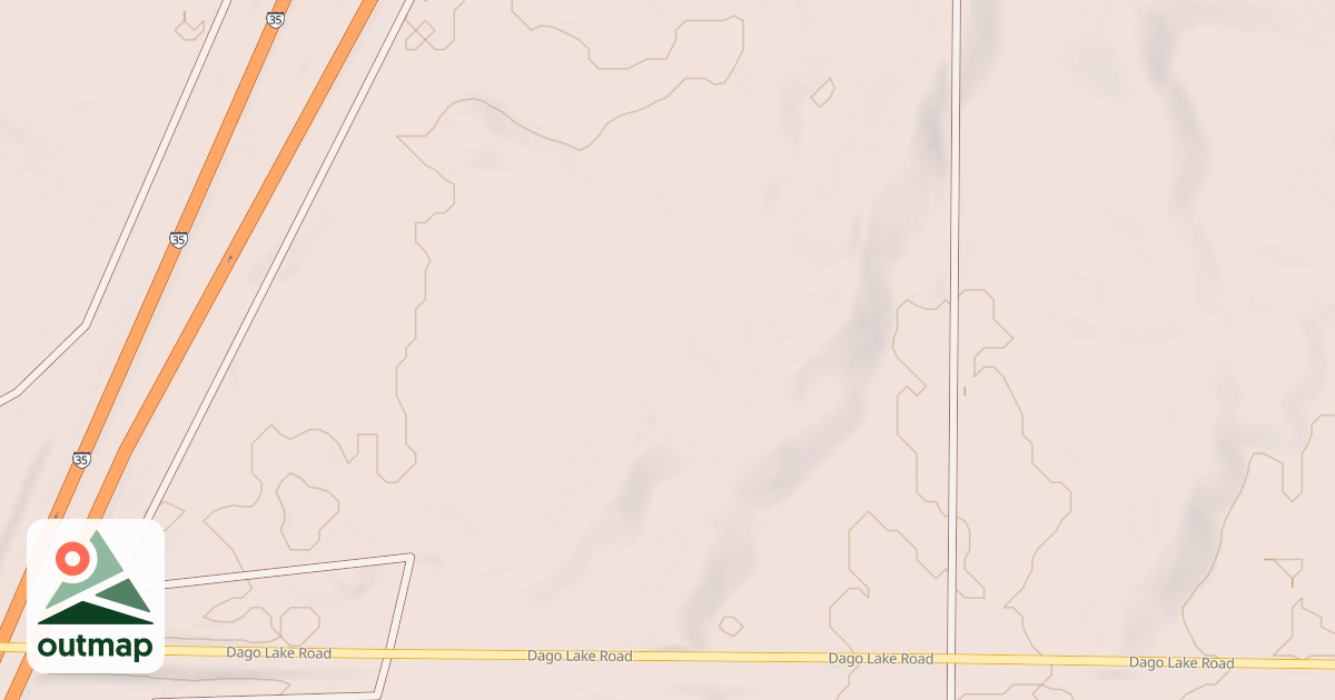 Map of General C.C. Andrews State Forest Trails