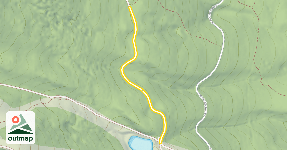 Map of Chemin de Pertuson