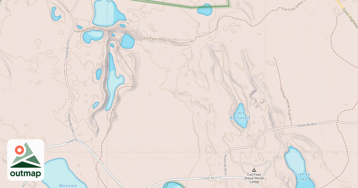 Map of CAMP 101 SPUR 3145