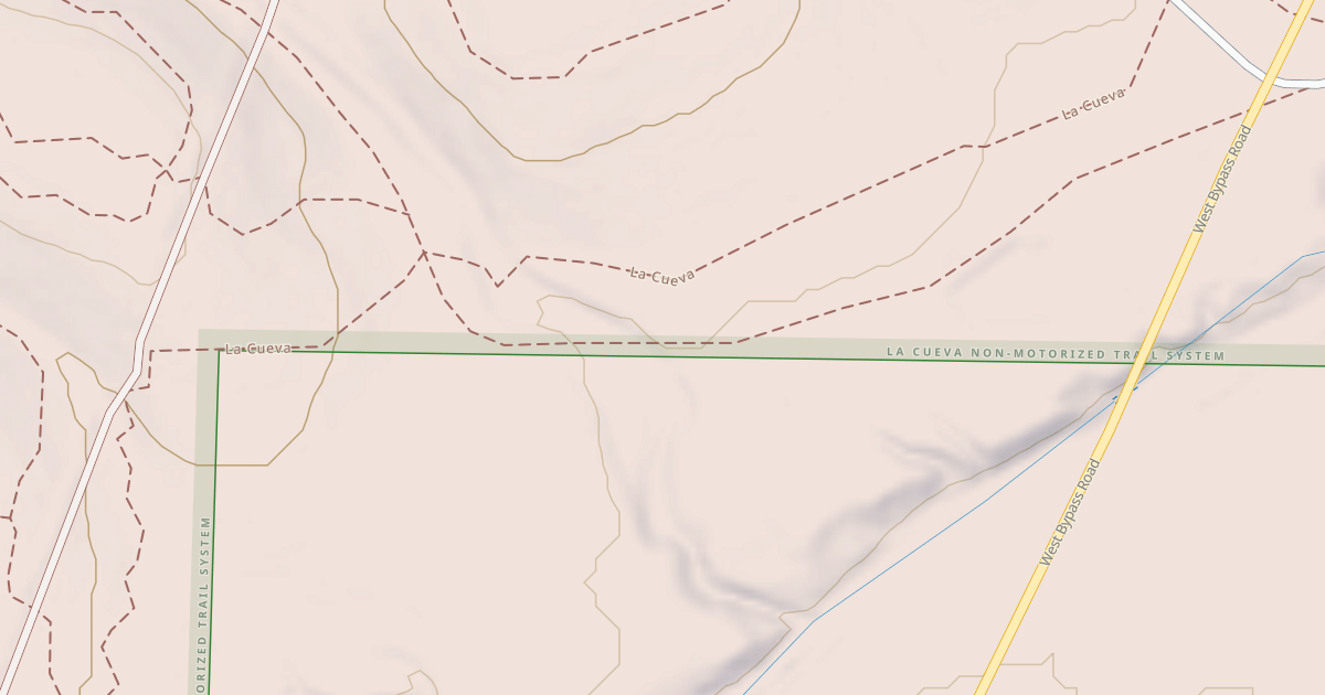 Map preview of Hackberry Trail System - La Cueva