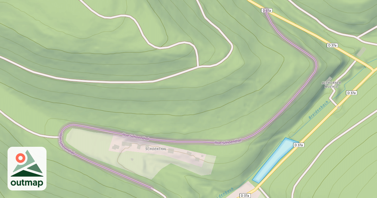 Map of Rue Schoenthal