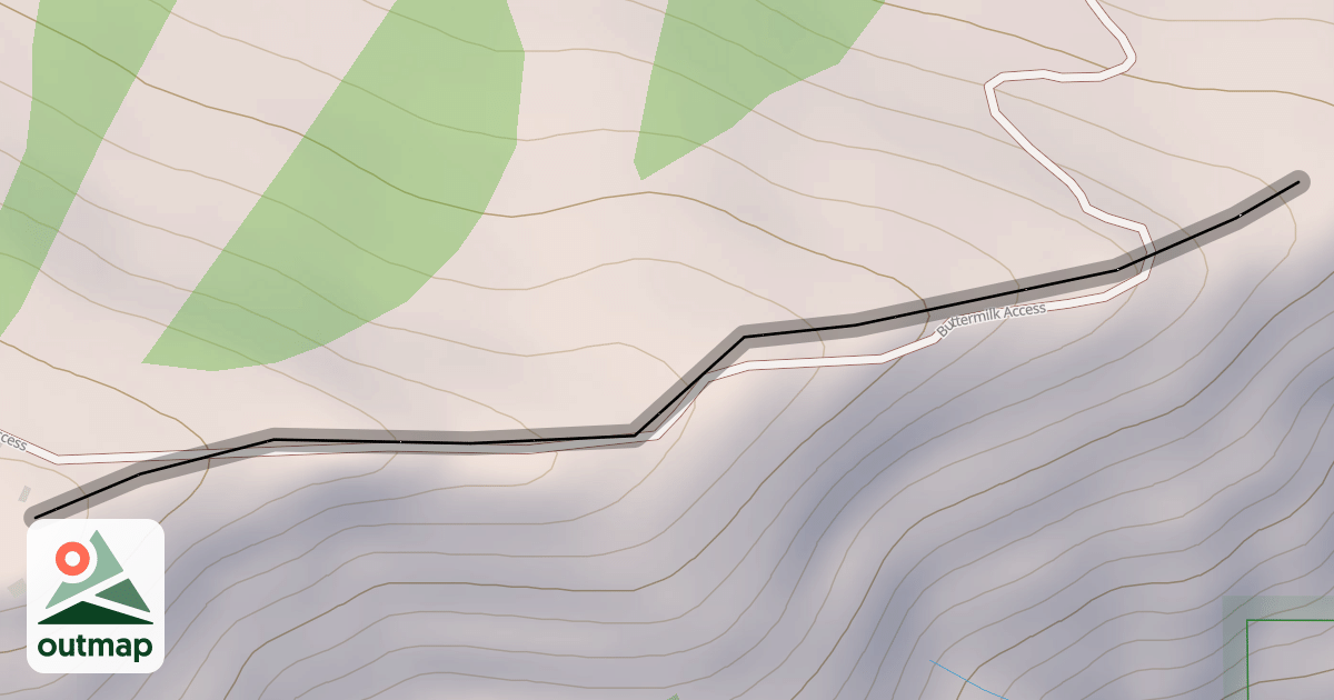 Map of Tiehack Parkway